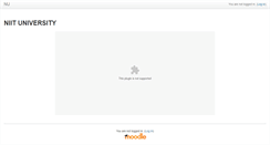 Desktop Screenshot of moodle.niituniversity.in